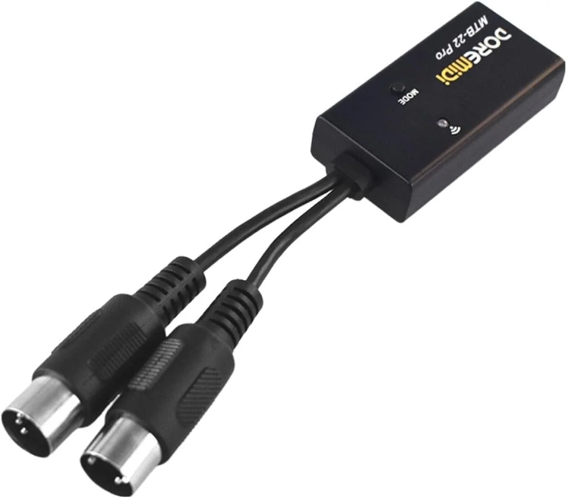 آداپتور MIDI پنج پین Labymos، MIDI به آداپتور بی سیم BT 5.0، ورودی MIDI، خروجی MIDI - دستگاه MIDI بدون تداخل برای پیانو دیجیتال، پیانو الکترونیکی، کیبوردهای MIDI آداپتور MIDI پنج پین Labymos، MIDI به آداپتور بی سیم BT 5.0، ورودی MIDI، خروجی MIDI - دستگاه MIDI بدون تداخل برای پیانو دیجیتال، پیانو الکترونیکی، کیبوردهای MIDI