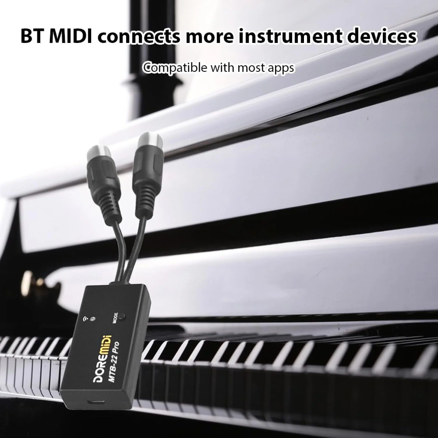 آداپتور MIDI پنج پین Labymos، MIDI به آداپتور بی سیم BT 5.0، ورودی MIDI، خروجی MIDI - دستگاه MIDI بدون تداخل برای پیانو دیجیتال، پیانو الکترونیکی، کیبوردهای MIDI آداپتور MIDI پنج پین Labymos، MIDI به آداپتور بی سیم BT 5.0، ورودی MIDI، خروجی MIDI - دستگاه MIDI بدون تداخل برای پیانو دیجیتال، پیانو الکترونیکی، کیبوردهای MIDI