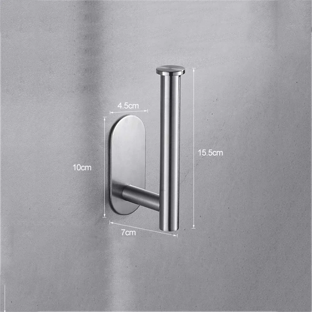 جا دستمال کاغذی رولی آشپزخانه، نگهدارنده دیواری استیل ضد زنگ، لوازم جانبی حوله دستمال کاغذی توالت (رنگ: D)