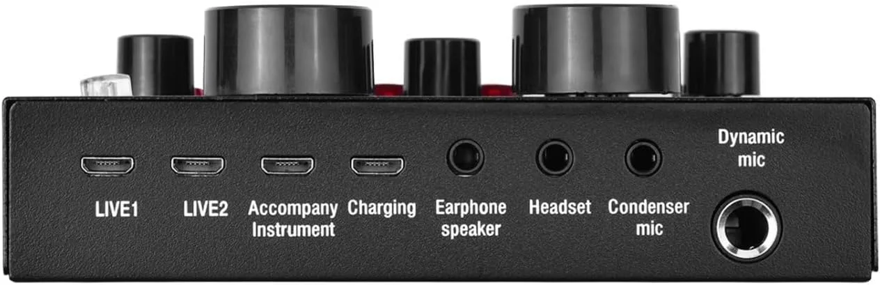 کارت صدای اکسترنال Labymos، رابط USB با افکت‌های صوتی متعدد و باتری داخلی برای آواز خواندن، فریاد زدن، پخش زنده، چت و موسیقی