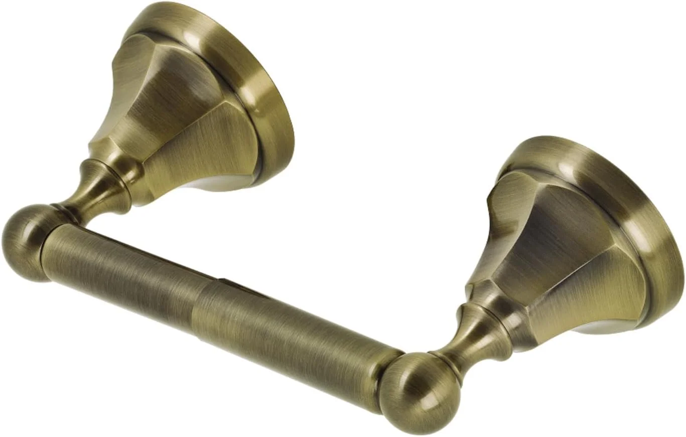 نگهدارنده رول دستمال توالت کینگستون برنج مدل BA4818AB، برنج عتیقه