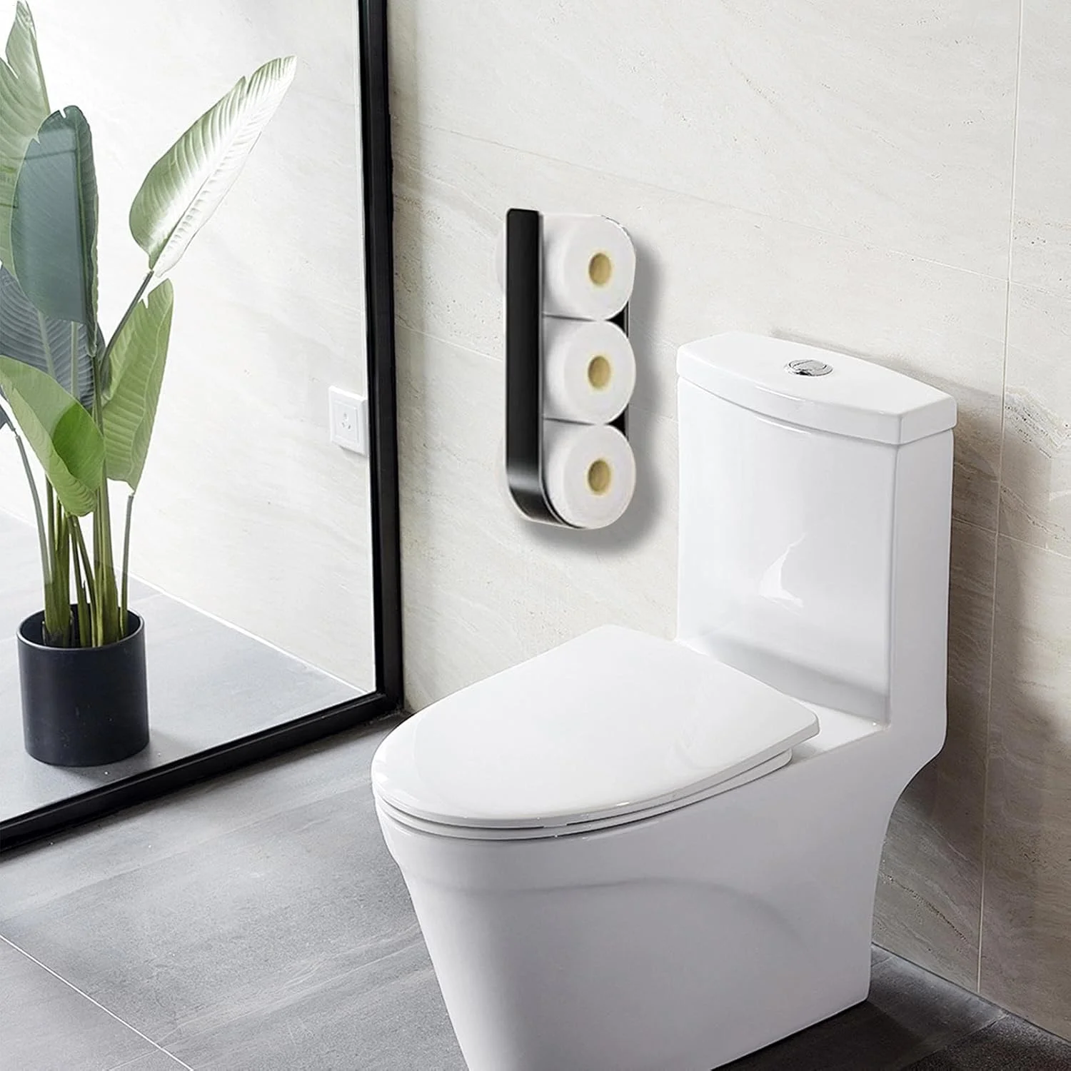 نگهدارنده دیواری دستمال توالت kinrguiyuez | نگهدارنده فلزی دستمال توالت، سازمان دهنده حمام، لوازم جانبی سازماندهی سرویس بهداشتی، پایه شناور دستمال کاغذی برای حمام و اتاق مهمان