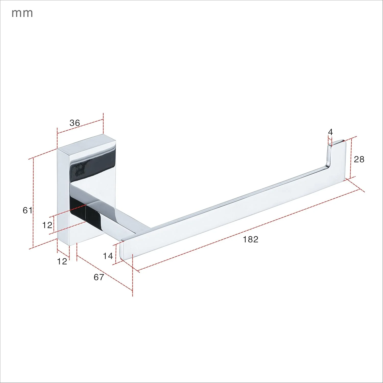 جا دستمال کاغذی دیواری Kelelife، جنس برنج، روکش کروم جا دستمال کاغذی دیواری Kelelife، جنس برنج، روکش کروم
