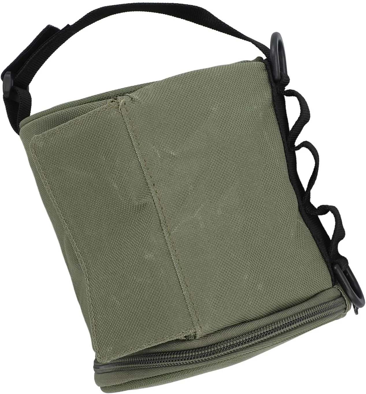 جا دستمال کاغذی آویز قابل حمل Keenso، پخش کننده رول دستمال کاغذی ضد آب برای پیاده روی و کمپینگ در فضای باز، پارچه آکسفورد پنبه مرواریدی (سبز)