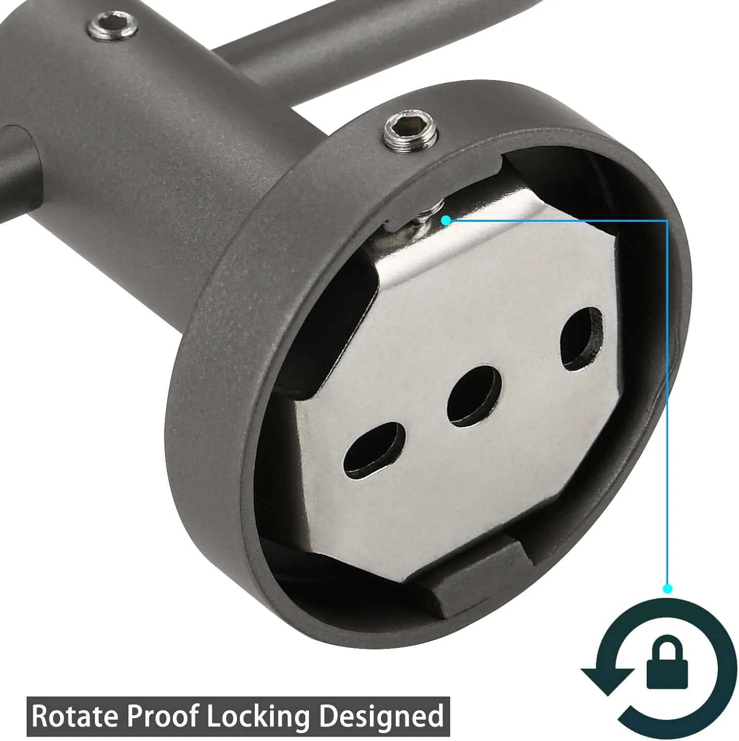 جا دستمال کاغذی توالت Katezon، جا دستمال کاغذی ضد زنگ ساخته شده از استیل ضد زنگ 304 برای نصب دیواری برای حمام، آشپزخانه، سرویس بهداشتی (خاکستری)