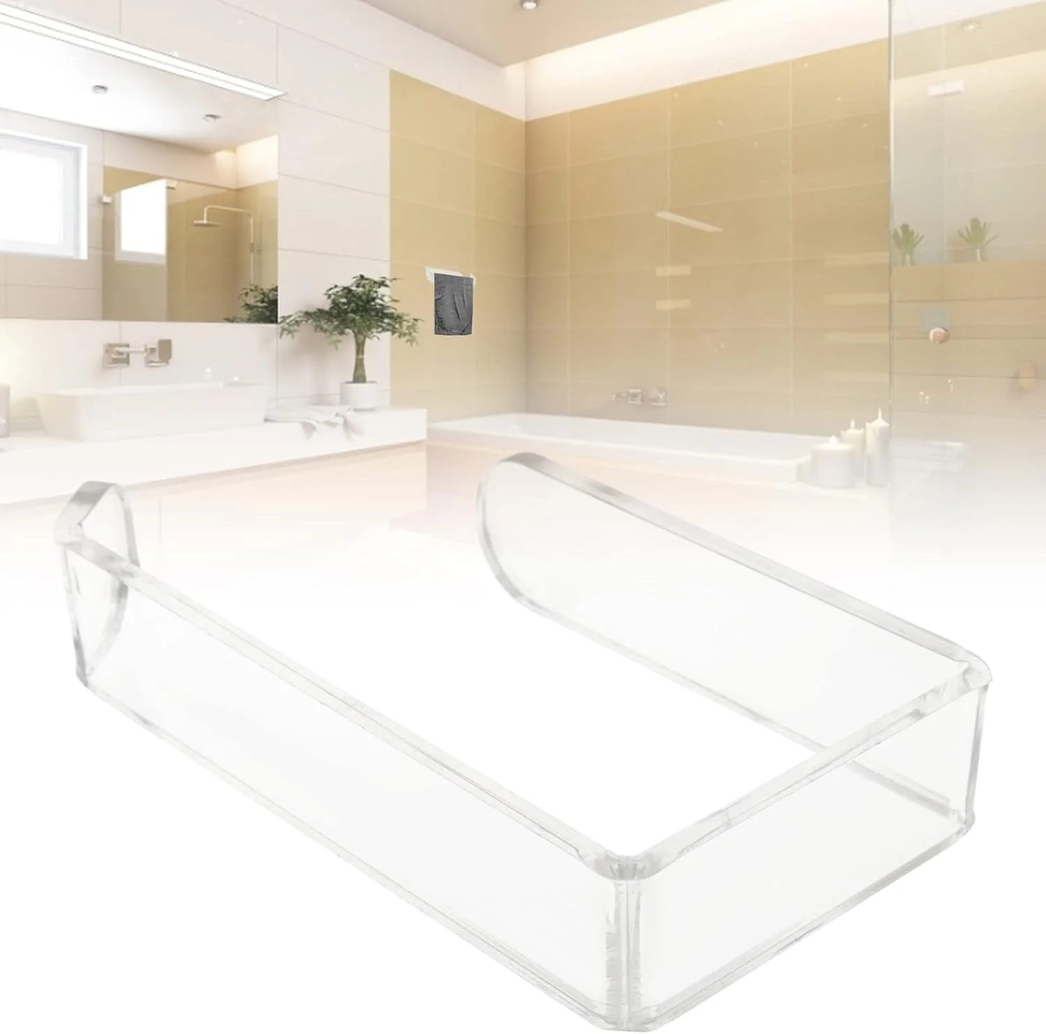 جا دستمال کاغذی رولی خود چسب Jwthee، نگهدارنده رول توالت آکریلیک، قفسه نگهداری حوله حمام دیواری برای توالت آشپزخانه جا دستمال کاغذی رولی خود چسب Jwthee، نگهدارنده رول توالت آکریلیک، قفسه نگهداری حوله حمام دیواری برای توالت آشپزخانه