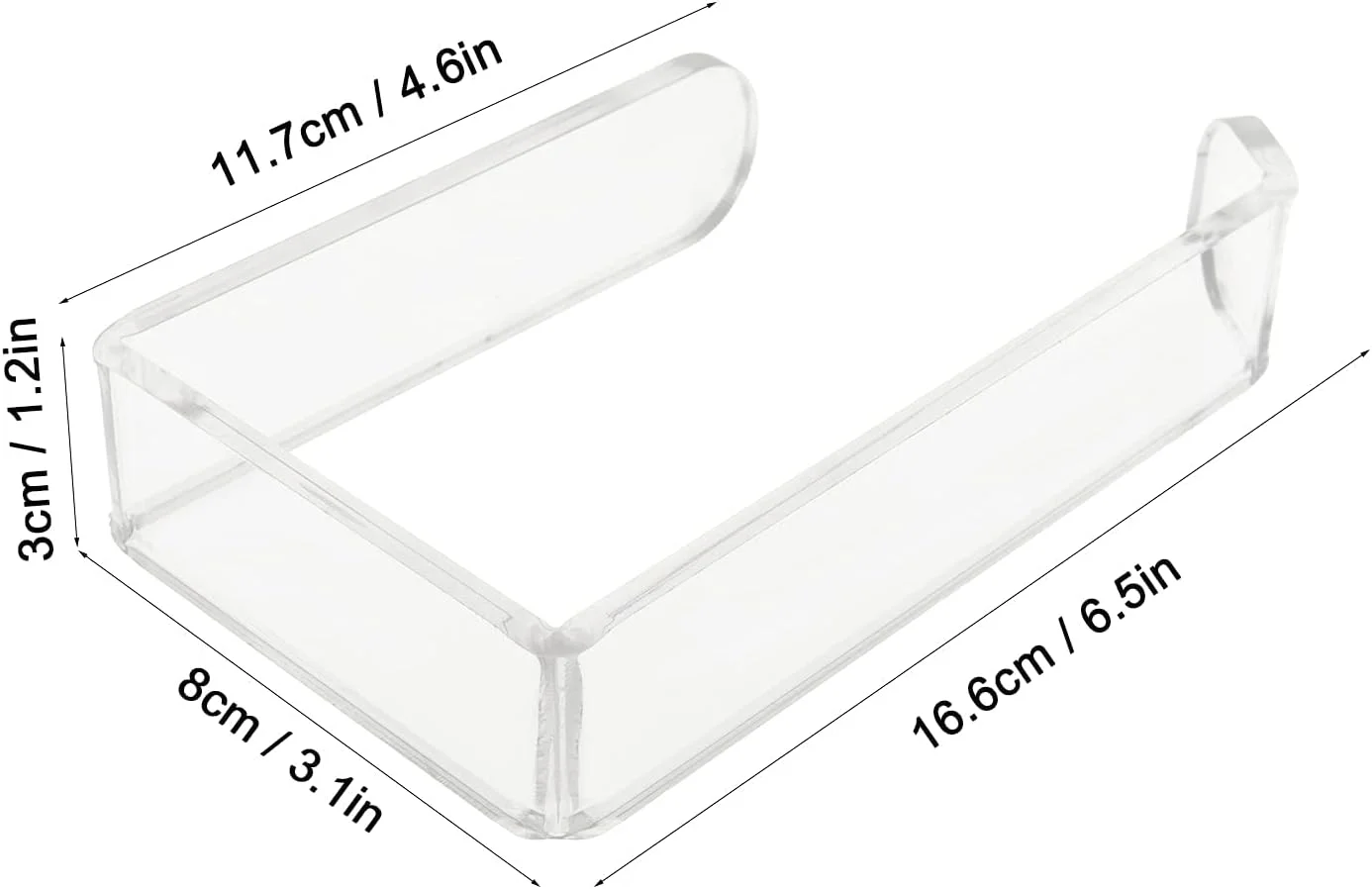 جا دستمال کاغذی رولی خود چسب Jwthee، نگهدارنده رول توالت آکریلیک، قفسه نگهداری حوله حمام دیواری برای توالت آشپزخانه جا دستمال کاغذی رولی خود چسب Jwthee، نگهدارنده رول توالت آکریلیک، قفسه نگهداری حوله حمام دیواری برای توالت آشپزخانه