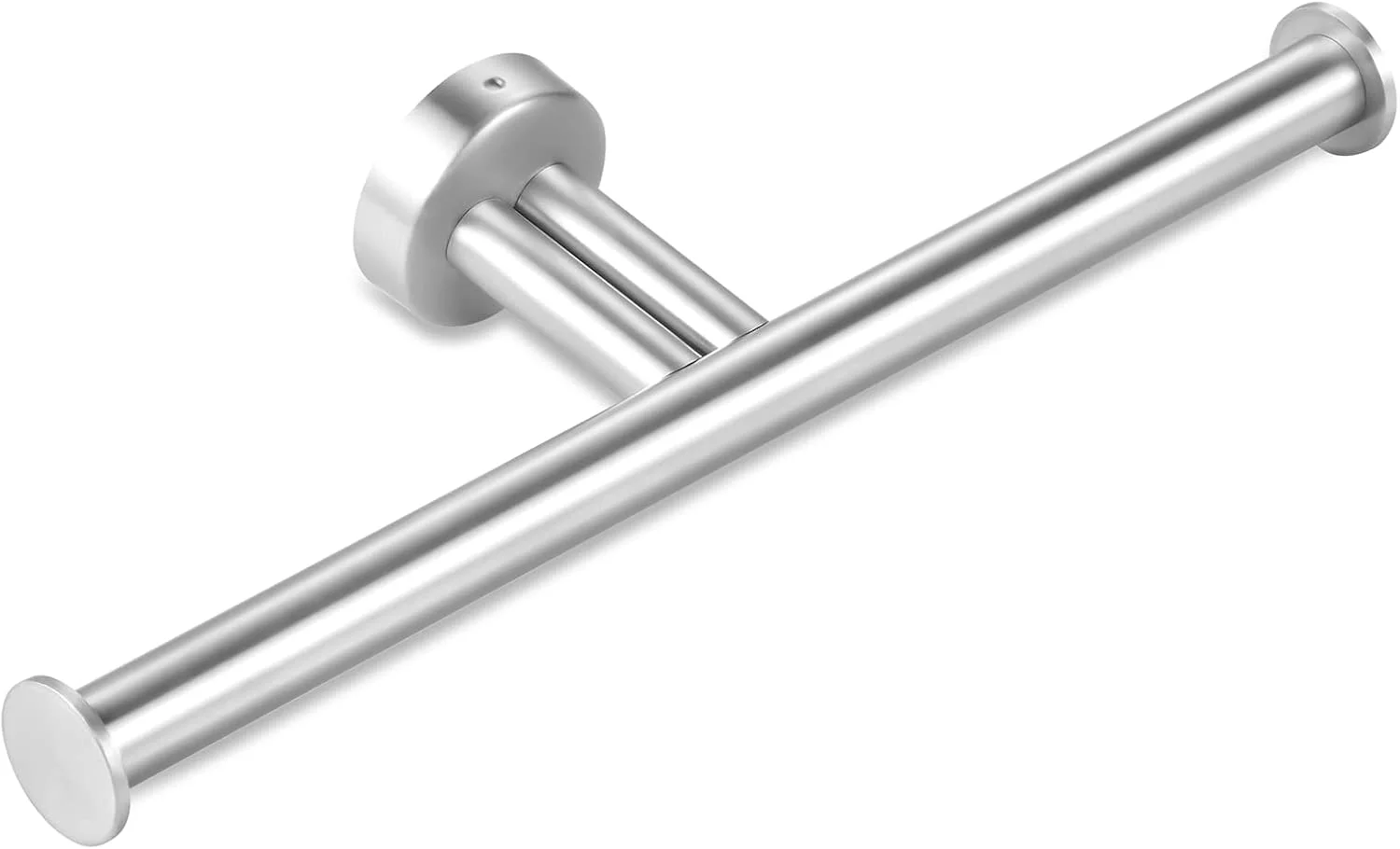 نگهدارنده دو قلو دستمال توالت دیواری JAAWAN، نیکل برس خورده استیل ضد زنگ SUS304، نگهدارنده 2 رول دستمال کاغذی برای حمام و آشپزخانه