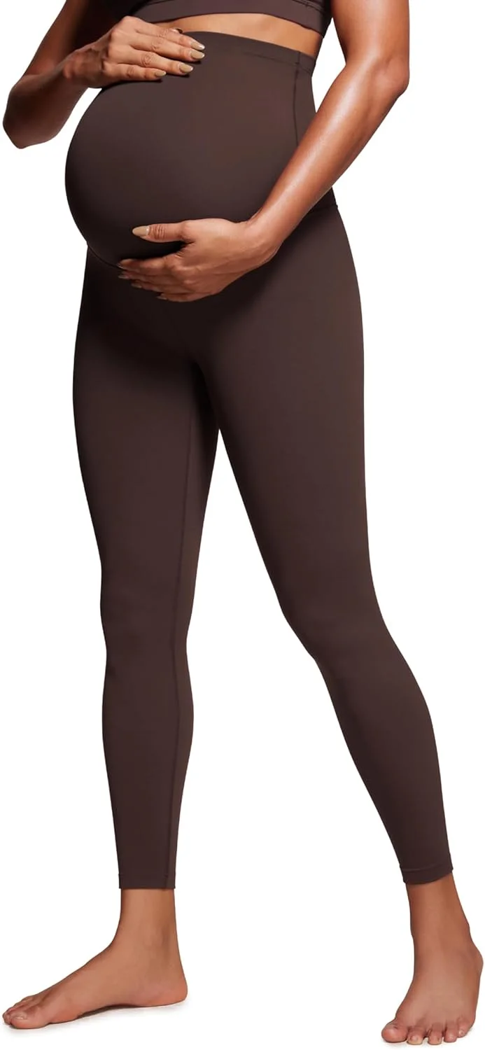 لگینگ بارداری زنانه CRZ YOGA Butterluxe - شلوار بارداری باریک 64/71 سانتی متری، لگینگ یوگا بارداری کمر بلند