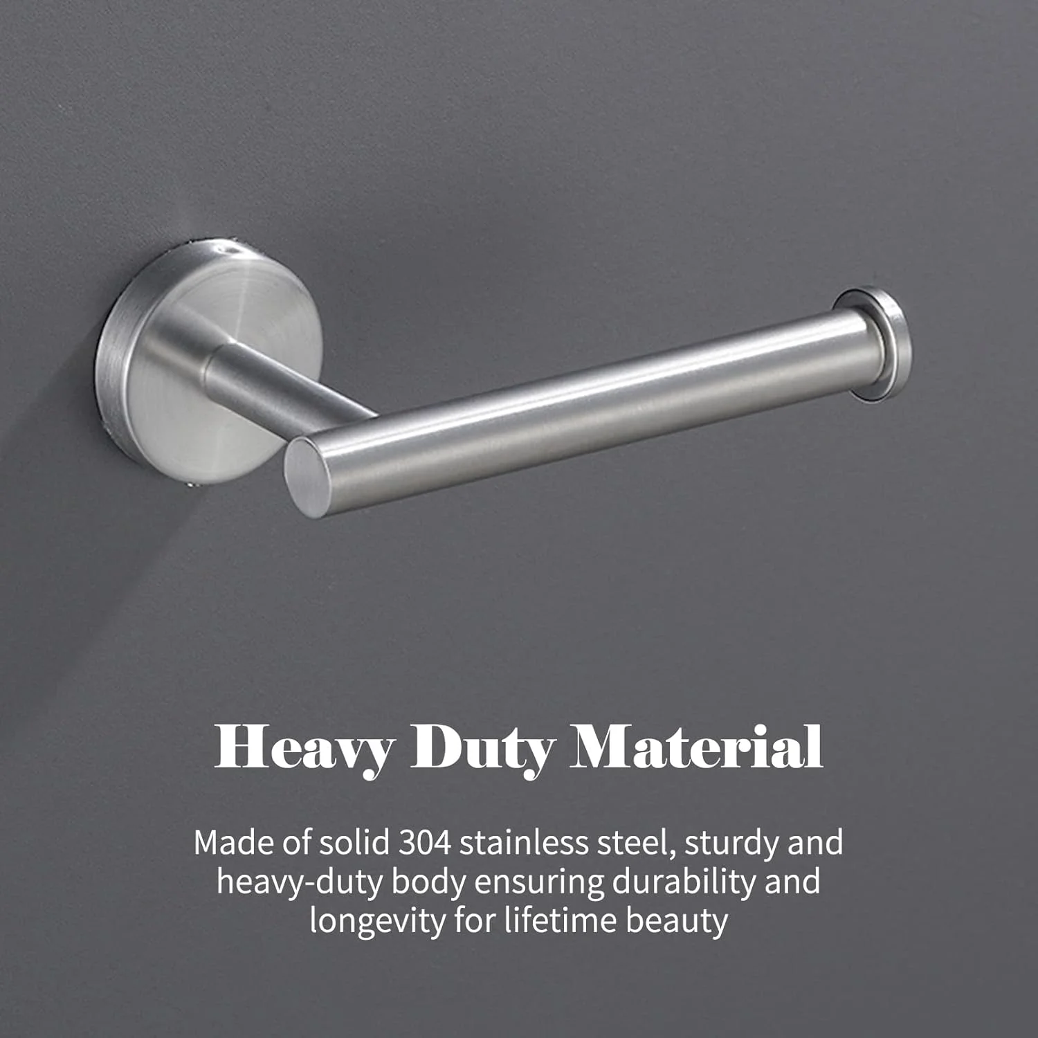 ست لوازم جانبی حمام ایرووامی 7 تکه شامل میله حوله، جا دستمال کاغذی، 4 عدد قلاب، استیل ضد زنگ، نصب دیواری با دریل، جا حوله ای، قفسه دستمال کاغذی با روکش و قلاب