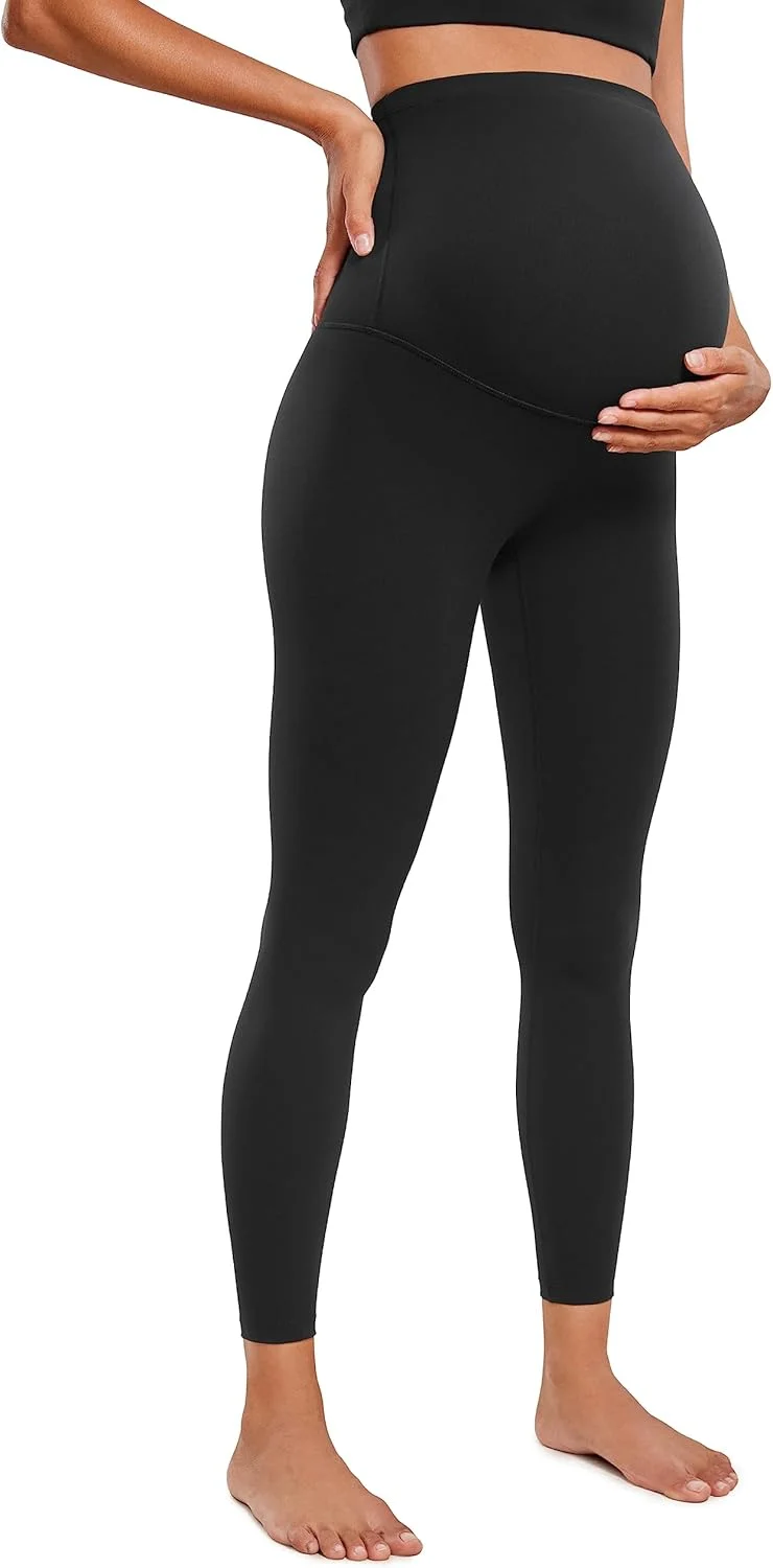 لگ بارداری زنانه CRZ YOGA Butterluxe 25 اینچ - شلوار یوگا و لباس ورزشی مناسب دوران بارداری، فوق العاده نرم