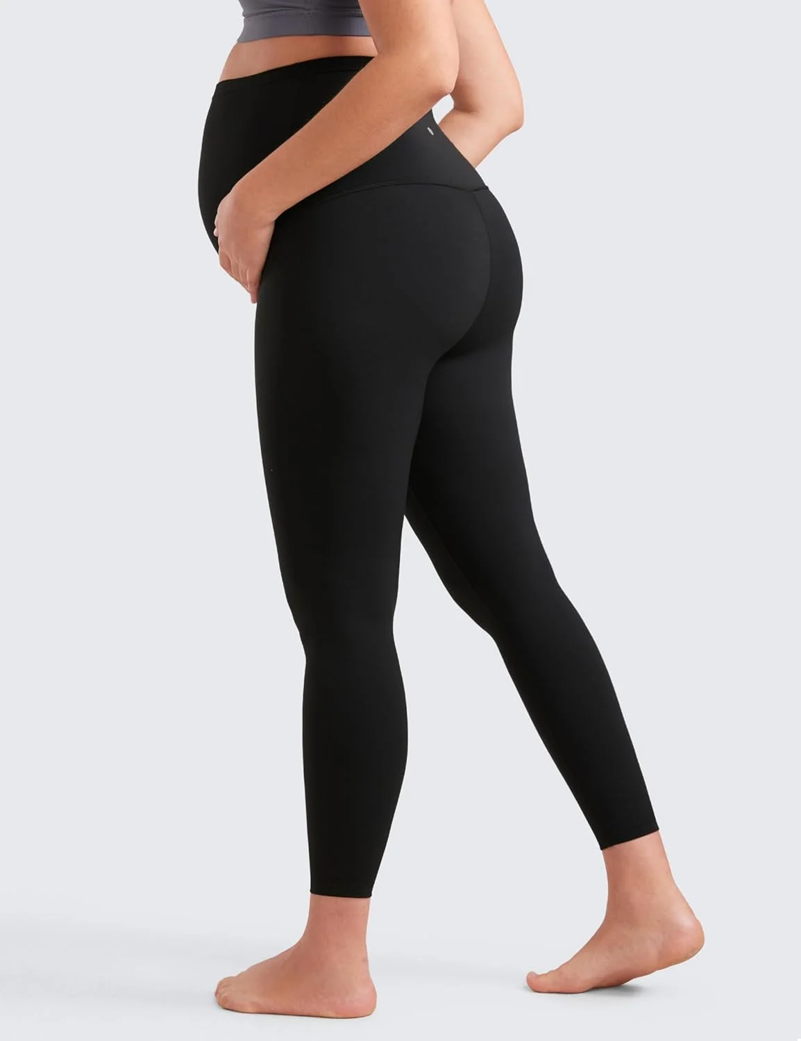 لگ بارداری زنانه CRZ YOGA Butterluxe 25 اینچ - شلوار یوگا و لباس ورزشی مناسب دوران بارداری، فوق العاده نرم لگ بارداری زنانه CRZ YOGA Butterluxe 25 اینچ - شلوار یوگا و لباس ورزشی مناسب دوران بارداری، فوق العاده نرم