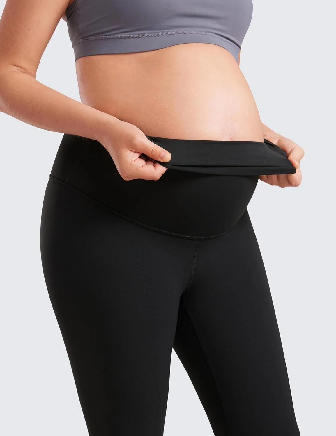 لگ بارداری زنانه CRZ YOGA Butterluxe 25 اینچ - شلوار یوگا و لباس ورزشی مناسب دوران بارداری، فوق العاده نرم لگ بارداری زنانه CRZ YOGA Butterluxe 25 اینچ - شلوار یوگا و لباس ورزشی مناسب دوران بارداری، فوق العاده نرم