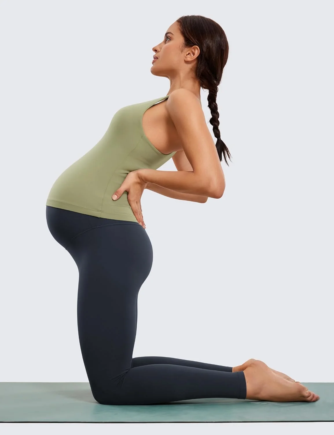 لگینگ بارداری زنانه CRZ YOGA Butterluxe روی شکم 28 اینچ - لباس ورزشی و یوگا نرم و لطیف مناسب دوران بارداری لگینگ بارداری زنانه CRZ YOGA Butterluxe روی شکم 28 اینچ - لباس ورزشی و یوگا نرم و لطیف مناسب دوران بارداری