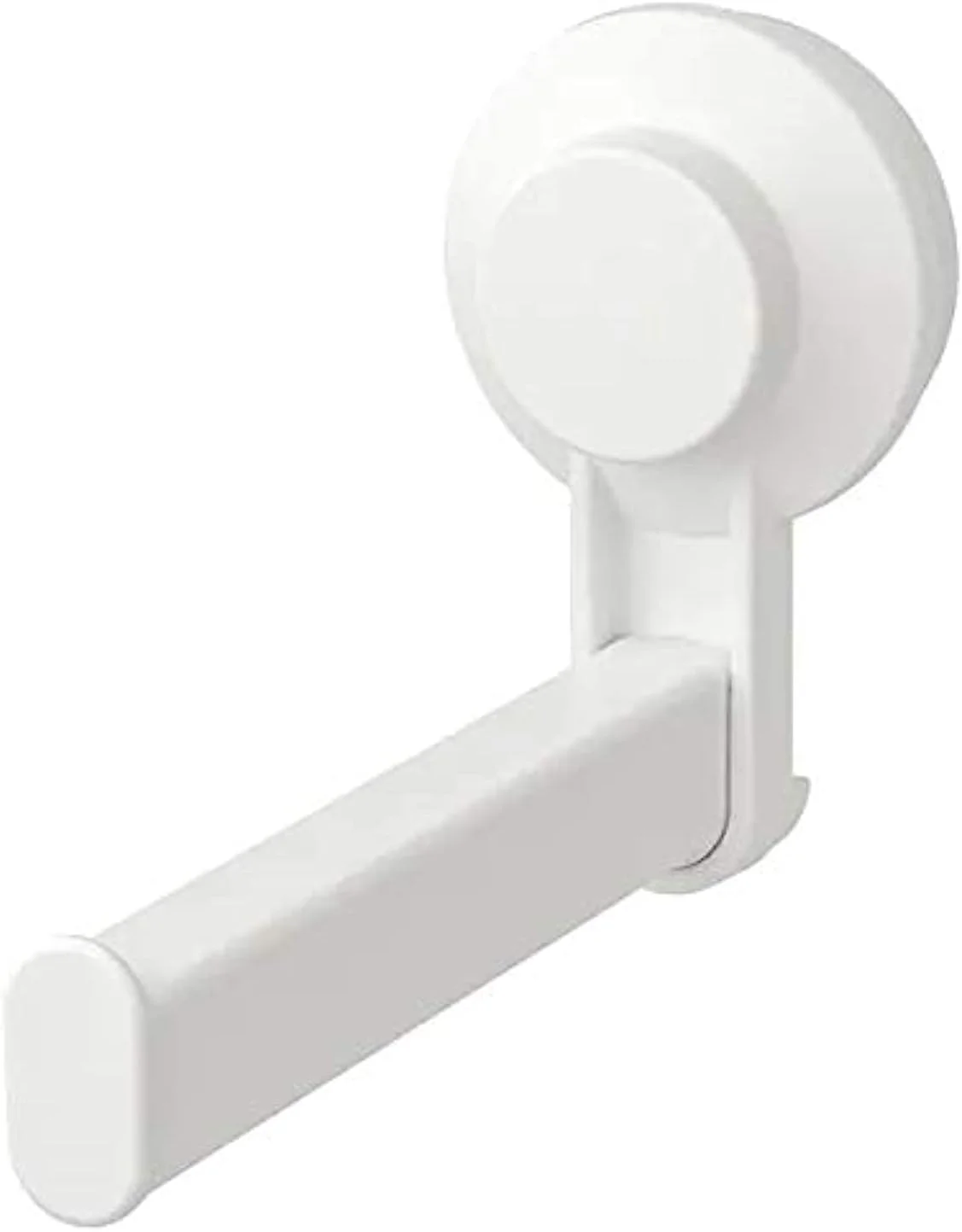 نگهدارنده رول توالت ایکیا TISKEN از پلاستیک پلی کربنات با فنجان مکنده (سفید، استاندارد)