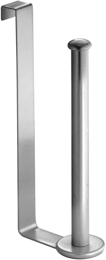 نگهدارنده فلزی دستمال توالت کلاسیکو آیدی‌ساین 69380، سازمان‌دهنده دستمال کاغذی مخزن‌دار برای نگهداری در حمام، 5.08 × 11.43 × 27.3 سانتی‌متر، کروم