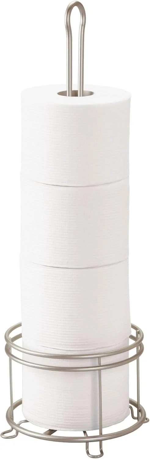 جا دستمال توالت ایستاده 4 رول iDesign - مجموعه وستون - ساتن