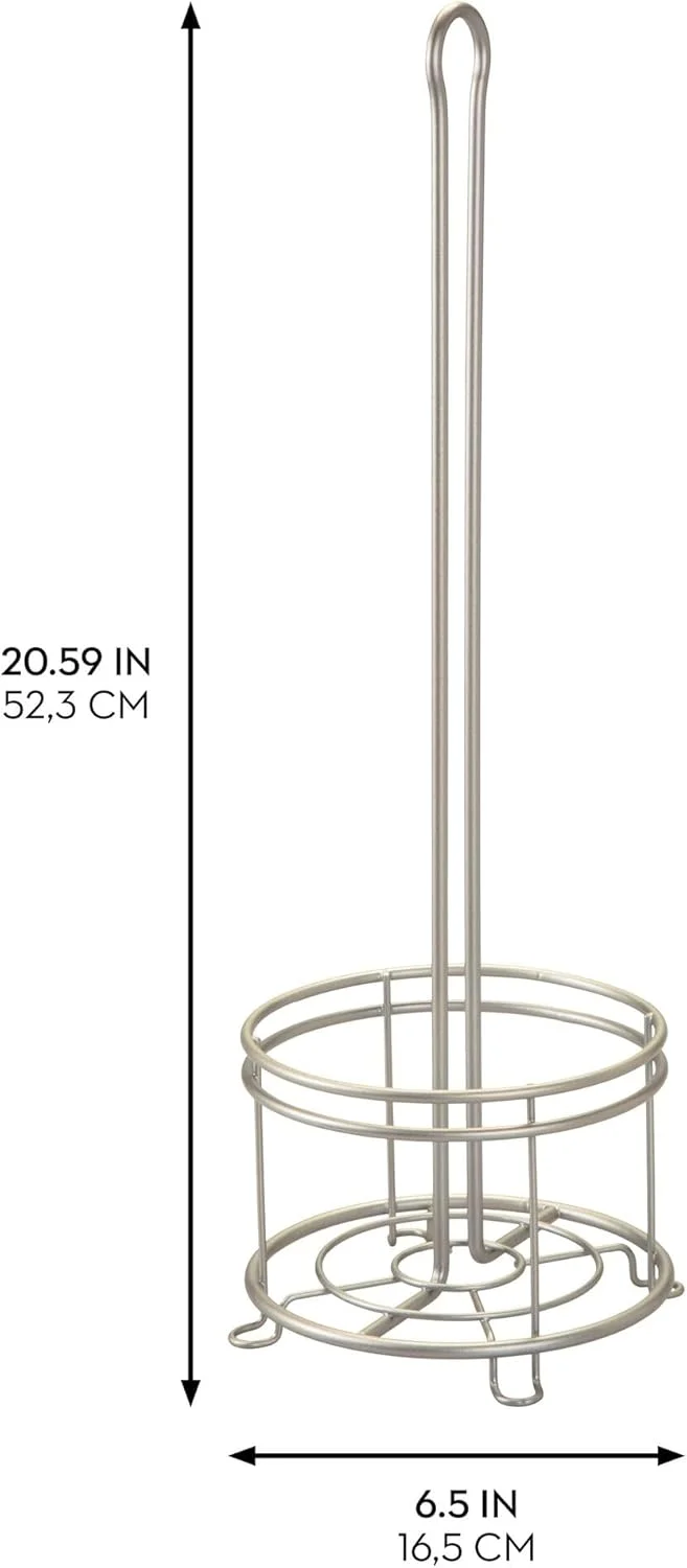 جا دستمال توالت ایستاده 4 رول iDesign - مجموعه وستون - ساتن جا دستمال توالت ایستاده 4 رول iDesign - مجموعه وستون - ساتن