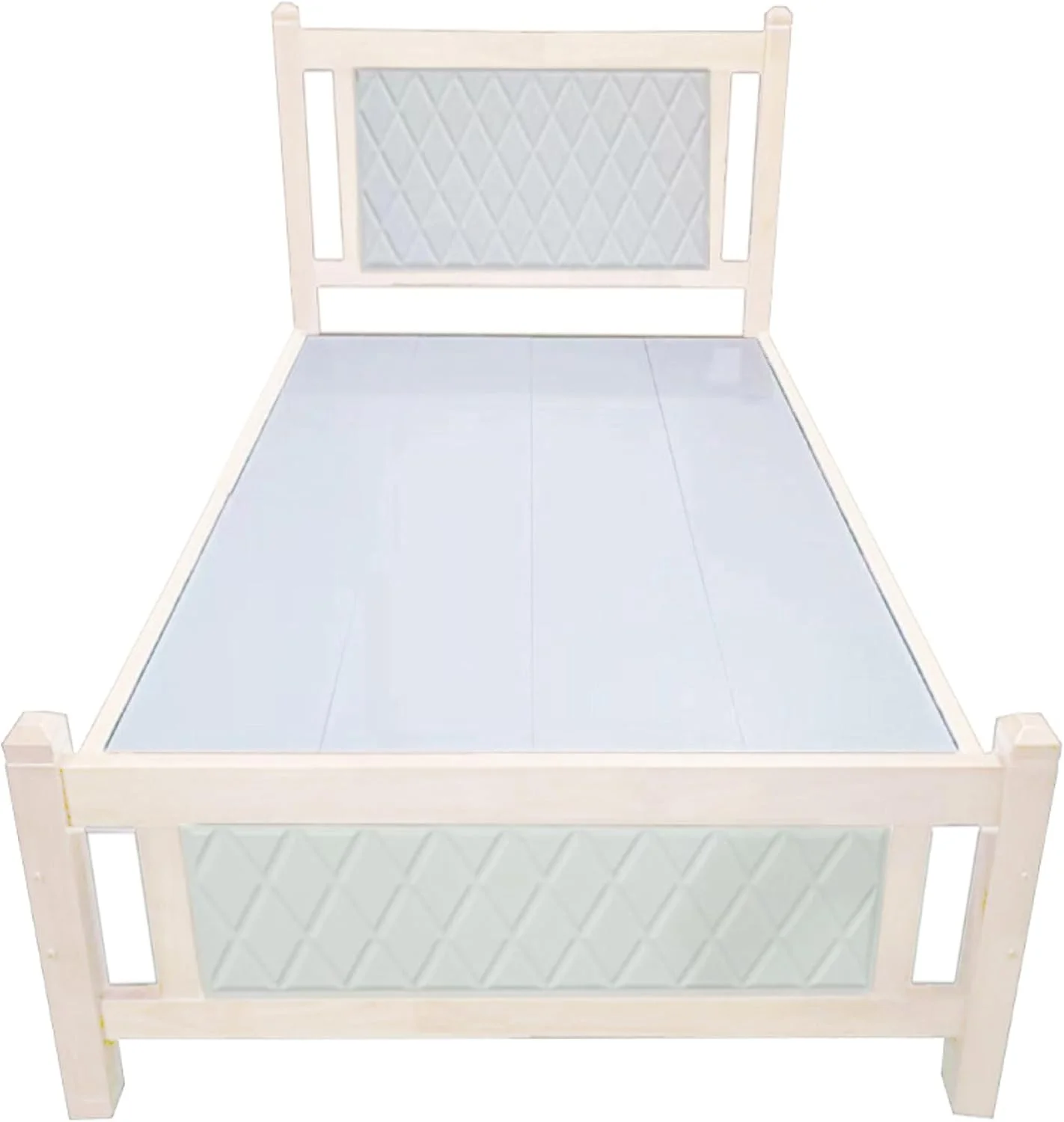 تخت خواب چوبی راحت کارناک هوم بروکلین، تخت خواب مدرن قوی و مستحکم (تک نفره 90x190 سانتی متر، سفید) تخت خواب چوبی راحت کارناک هوم بروکلین، تخت خواب مدرن قوی و مستحکم (تک نفره 90x190 سانتی متر، سفید)