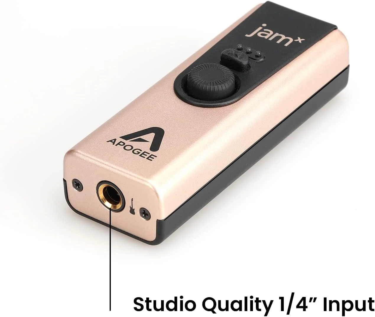اینترفیس ساز آپوجی Jam X USB، اینترفیس صوتی USB با 1 ورودی/2 خروجی، رزولوشن 24 بیت/96 کیلوهرتز، مدار آمپلی فایر آنالوگ، کمپرسور، ورودی 1/4 اینچی و خروجی استریو 3.5 میلی متری - سازگار با Mac/PC/iOS اینترفیس ساز آپوجی Jam X USB، اینترفیس صوتی USB با 1 ورودی/2 خروجی، رزولوشن 24 بیت/96 کیلوهرتز، مدار آمپلی فایر آنالوگ، کمپرسور، ورودی 1/4 اینچی و خروجی استریو 3.5 میلی متری - سازگار با Mac/PC/iOS