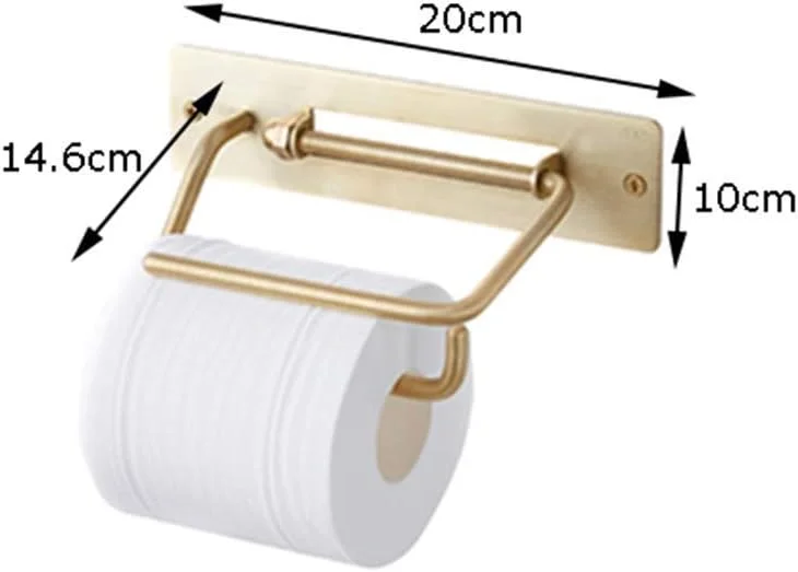 نگهدارنده کاغذ توالت - نگهدارنده رول دستمال کاغذی دیواری به همراه لوازم نصب