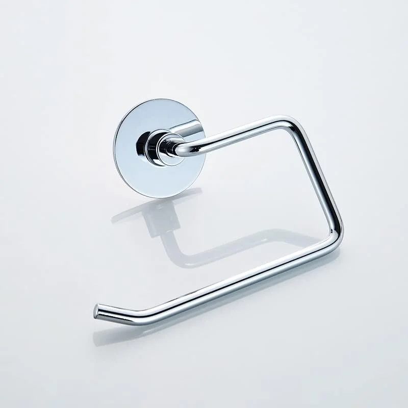 نگهدارنده دستمال کاغذی ریلی برای نصب بدون سوراخ، نگهدارنده رول توالت نصب شده روی دیوار