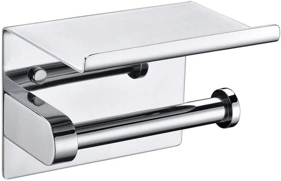 جا دستمال توالت - جا دستمال کاغذی دو رولی مدرن استیل ضد زنگ، ضد زنگ و مناسب برای حمام