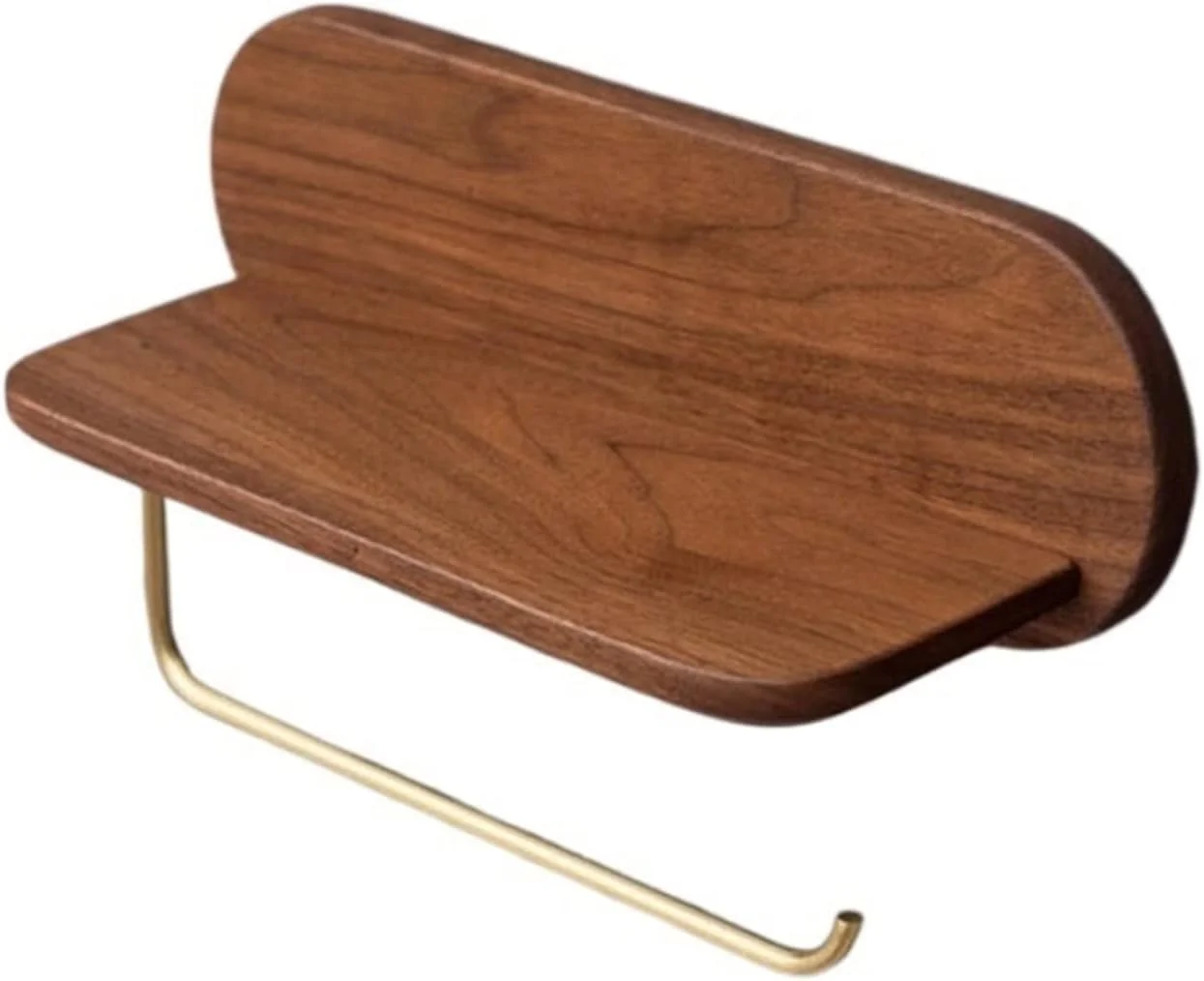 نگهدارنده دستمال توالت HNGFBFF چوب جامد برنجی