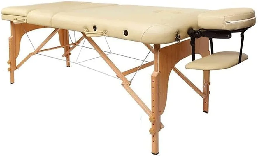 تخت تاشو BOERNISEN مدل 185X70cm، تخت زیبایی تاشو حرفه ای قابل حمل، میز ماساژ اسپا تاشو با کیف، مبلمان سالن چوبی