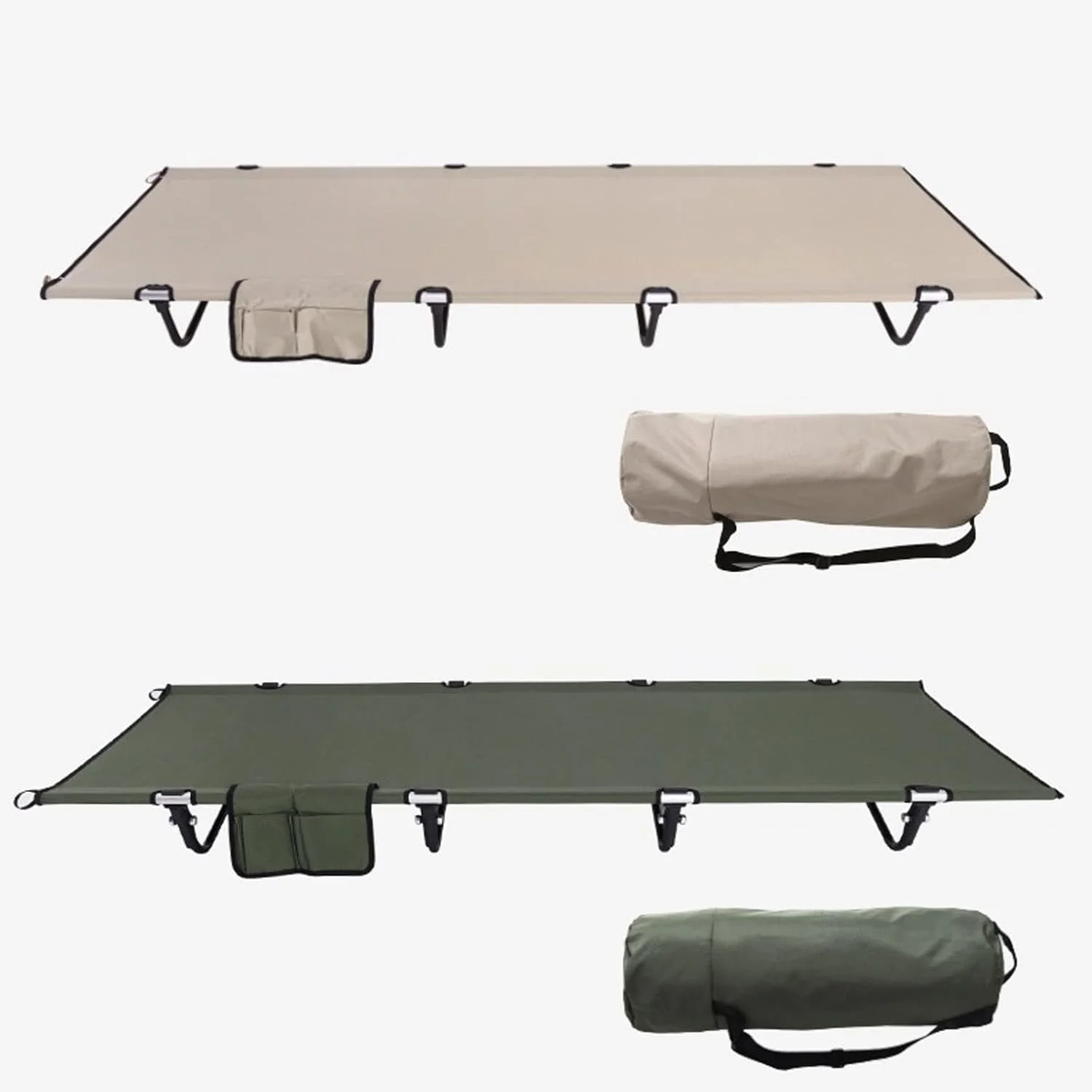 تخت تاشو BOERNISEN، تخت کمپینگ تاشو مناسب فضای باز، تخت خواب قابل حمل و فشرده مناسب دفتر کار (رنگ: صورتی)