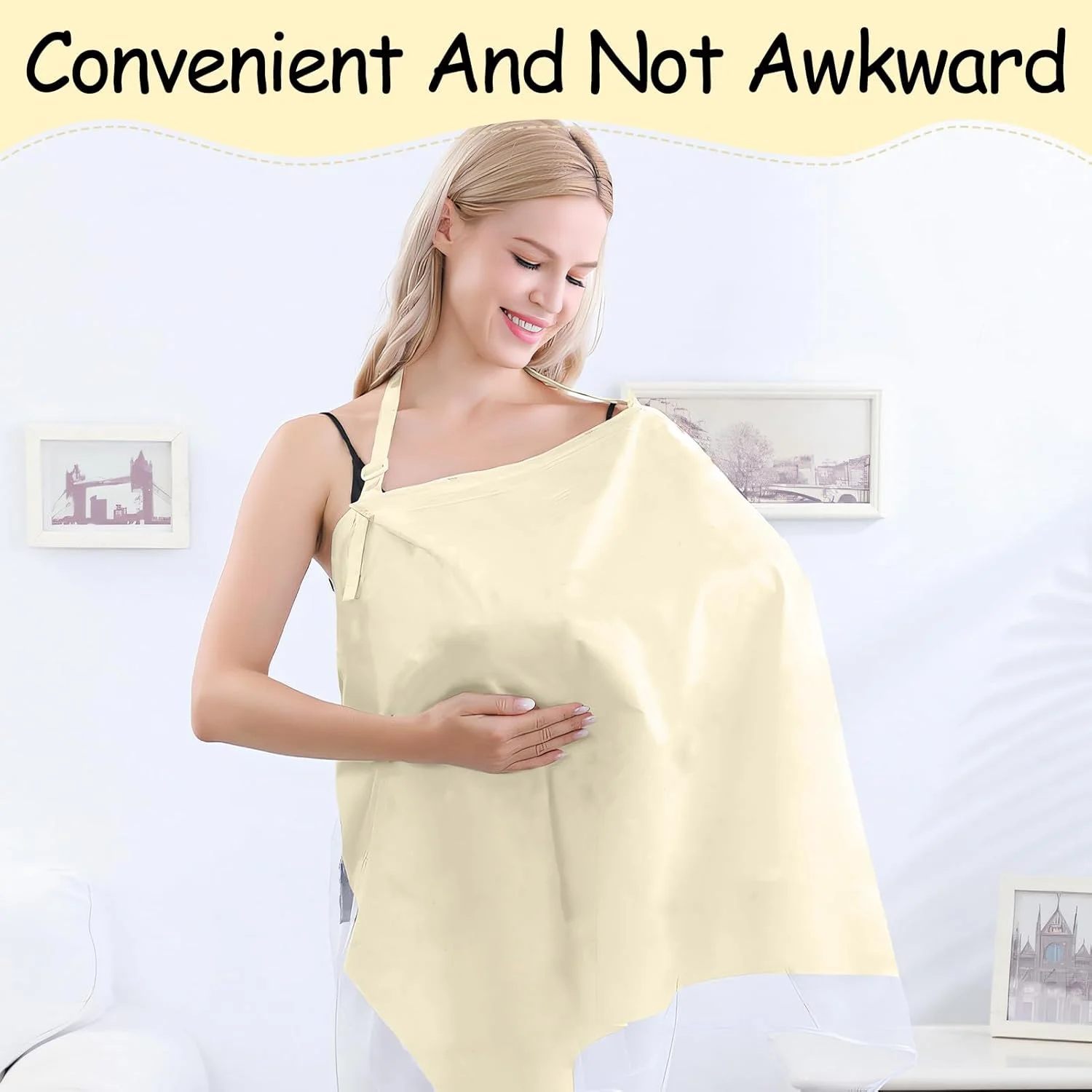 روپوش شیردهی موسلین YENOVO برای تغذیه نوزاد، توری دولایه تنفسی 100% پنبه ای با حلقه سفت، خط گردن قابل تنظیم، سایبان صندلی ماشین چند منظوره، پوشش حریم خصوصی برای مادران