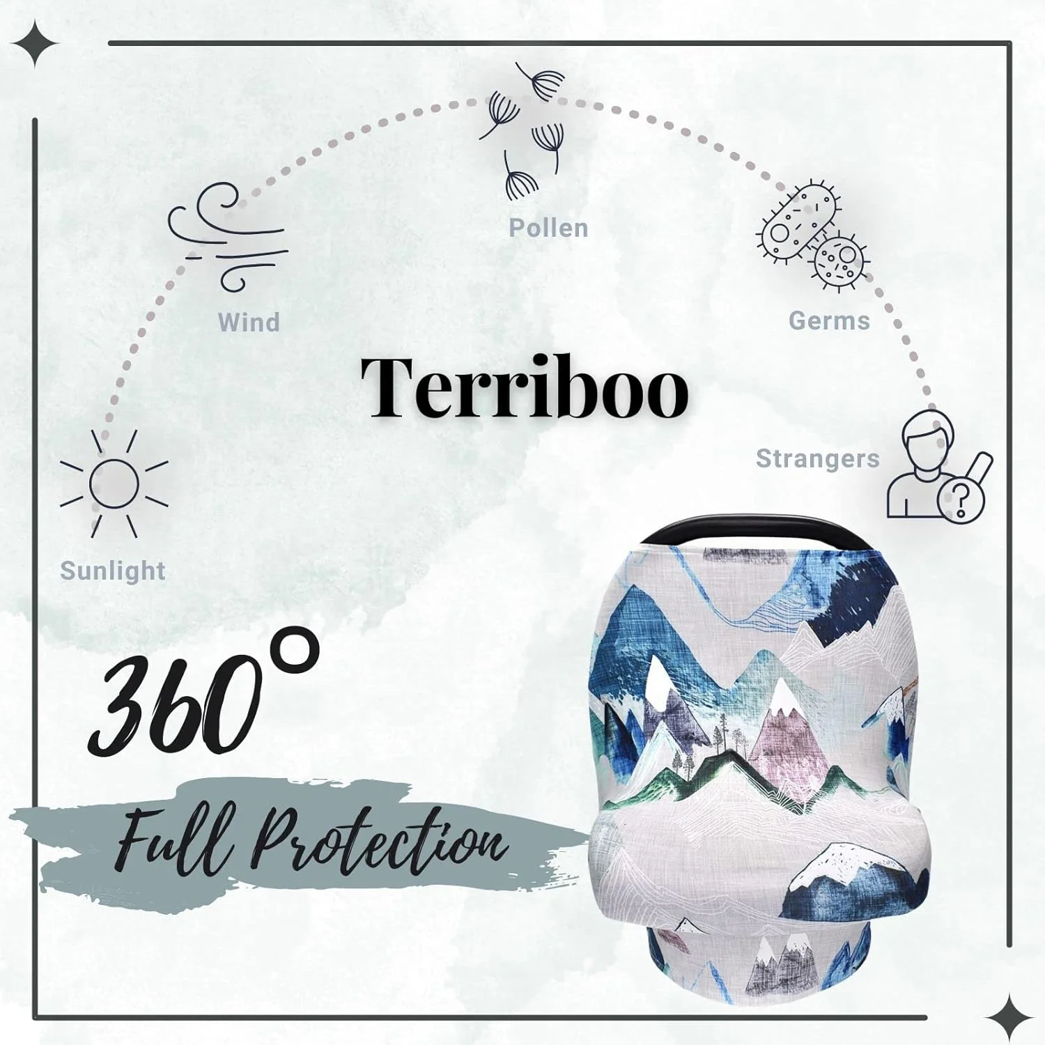 روپوش شیردهی تریبو، چند منظوره برای نوزاد، سایبان کالسکه، روکش صندلی ماشین کودک، روکش صندلی غذاخوری، روکش سبد خرید، مناسب برای نوزاد پسر و دختر (آبی) روپوش شیردهی تریبو، چند منظوره برای نوزاد، سایبان کالسکه، روکش صندلی ماشین کودک، روکش صندلی غذاخوری، روکش سبد خرید، مناسب برای نوزاد پسر و دختر (آبی)