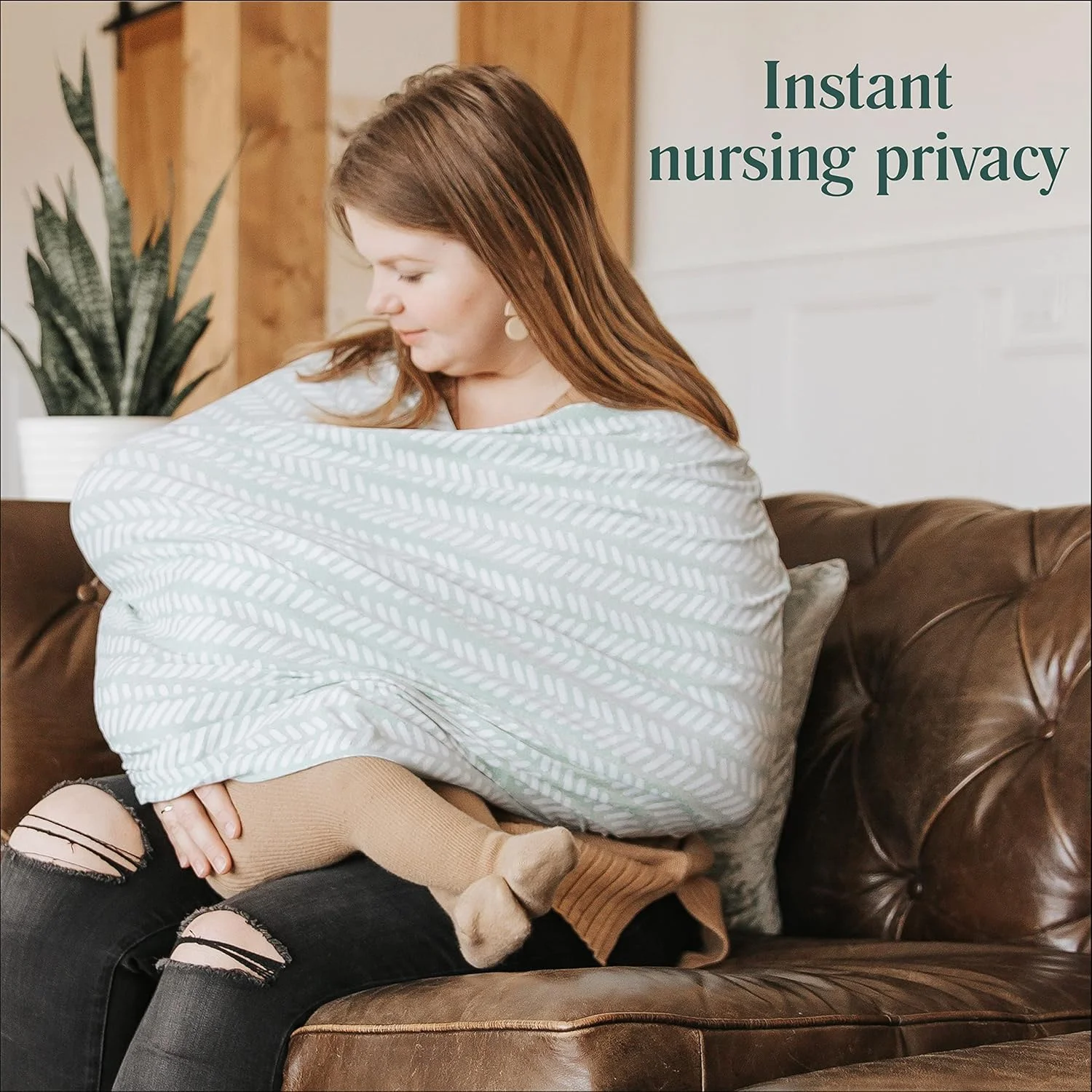 Simka Rose Car Seat Canopy Nursing Cover - Multi Use Cover - Baby Breastfeeding Cover - Ultra Soft and Stretchy (Moss) Simka Rose Car Seat Canopy Nursing Cover - Multi Use Cover - Baby Breastfeeding Cover - Ultra Soft and Stretchy (Moss)