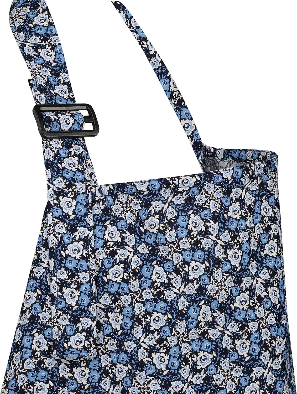 روپوش شیردهی دست ساز Soleil و لوازم تغذیه نوزاد و کودک نوپا - پنبه ارگانیک نرم - تغذیه محتاطانه در حال حرکت - 71x96.5 سانتی متر (آبی طرح دار)