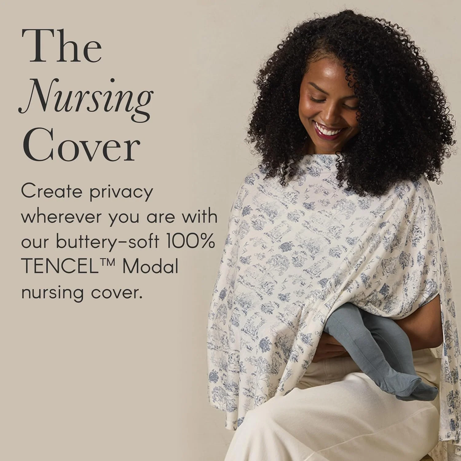 Solly Baby Nursing Cover, Ultra-Breathable, Lightweight Breastfeeding Cover-Up, Buttery-Soft Fabric, Universal Fit, Postpartum Essentials, Newborn Must Haves, Ecru Toile Solly Baby Nursing Cover, Ultra-Breathable, Lightweight Breastfeeding Cover-Up, Buttery-Soft Fabric, Universal Fit, Postpartum Essentials, Newborn Must Haves, Ecru Toile