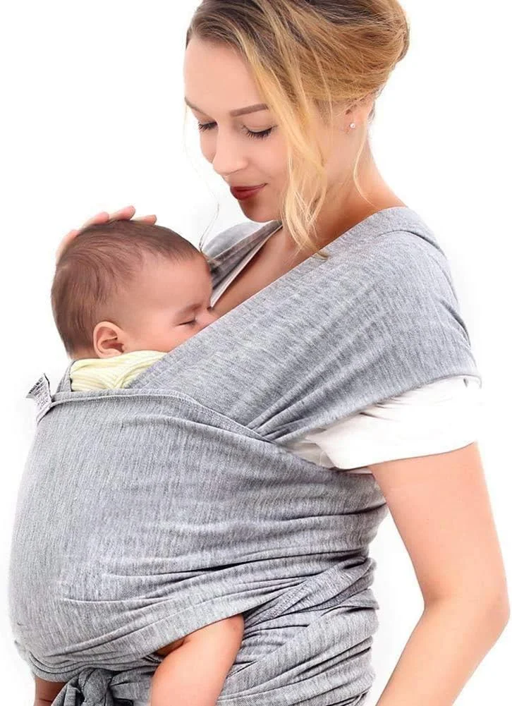 آغوشی نوزاد، پوشش شیردهی و پتوی نوزاد - خاکستری