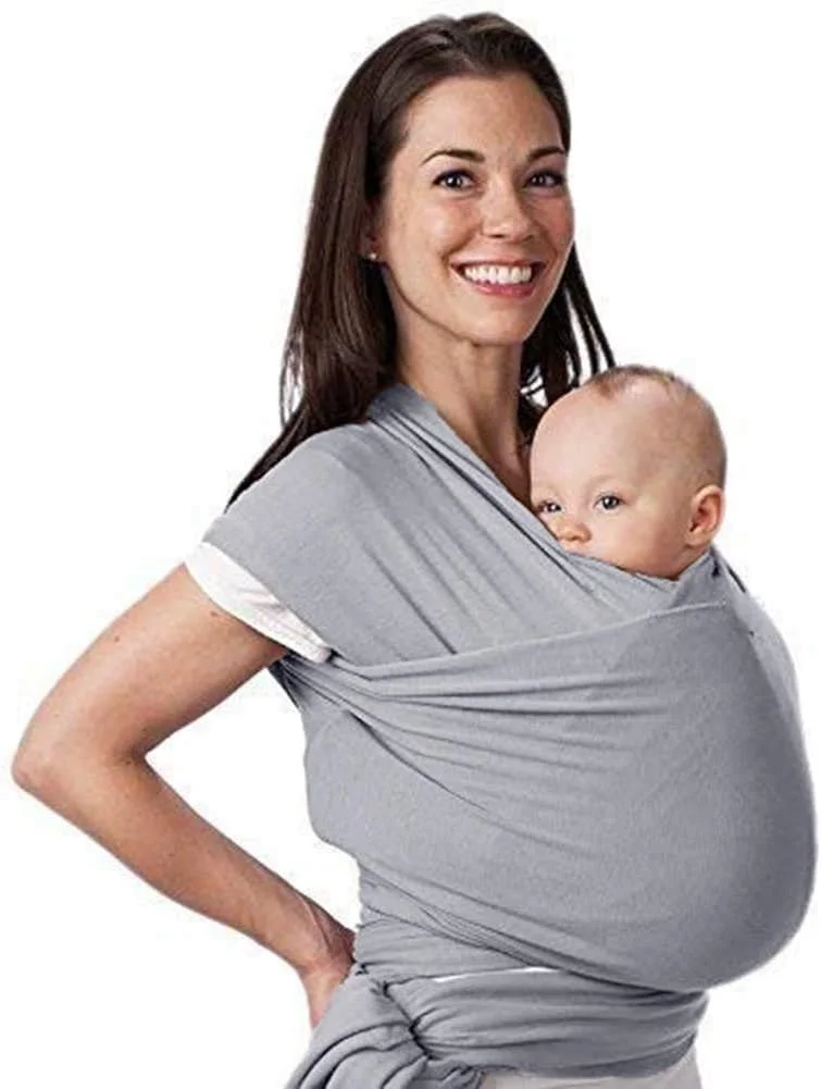 آغوشی نوزاد، پوشش شیردهی و پتوی نوزاد - خاکستری