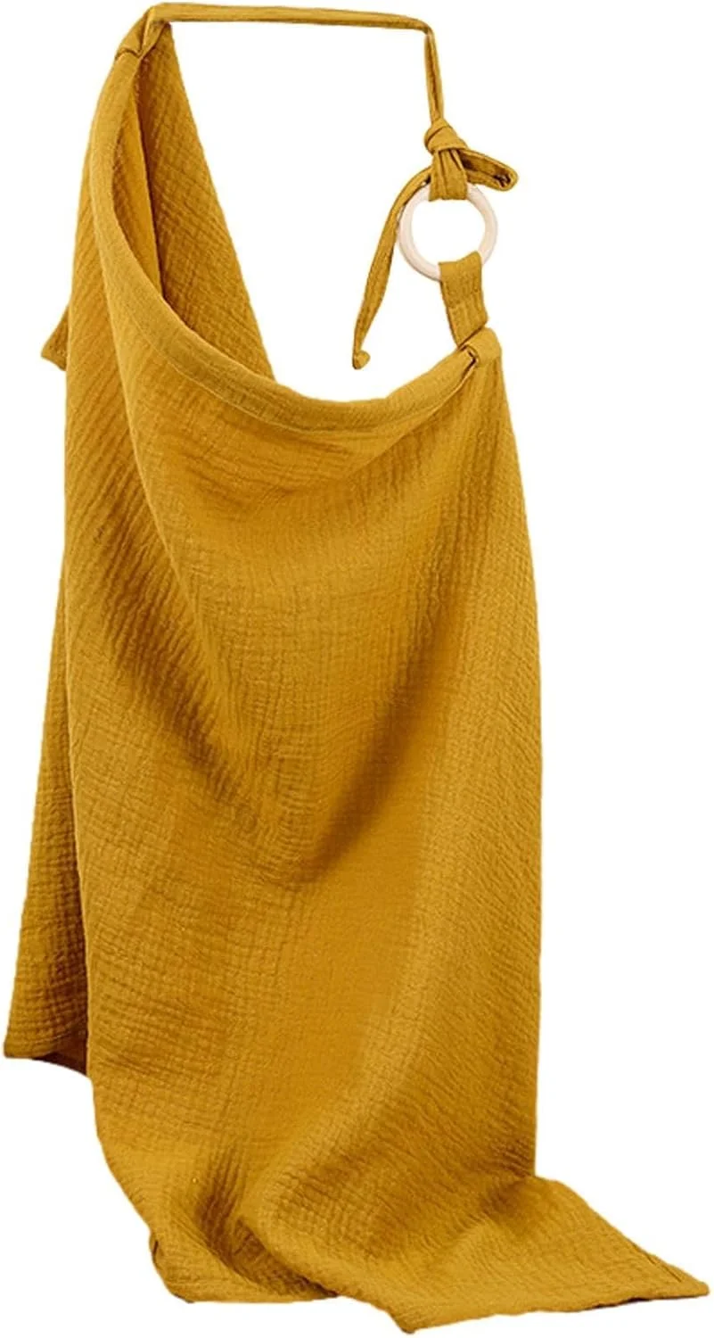 روپوش شیردهی، پوشش شیردهی خصوصی با یقه کمانی برای مادر، سایبان صندلی ماشین پنبه خالص چند منظوره و قابل تنفس، پوشش شیردهی بارداری برای حفظ حریم خصوصی تغذیه نوزاد در مکان های عمومی