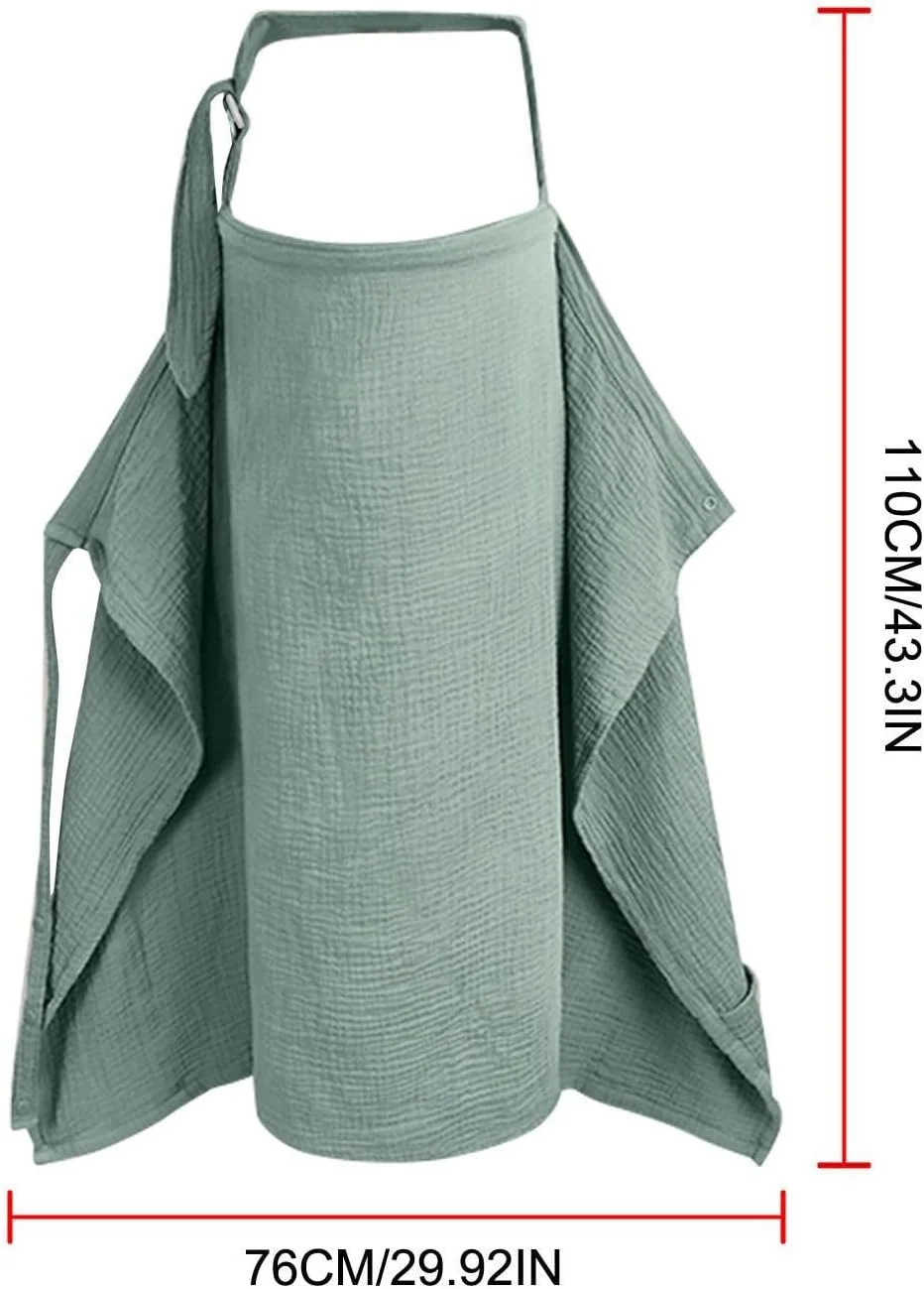 روپوش شیردهی با حلقه سیمی - روپوش شیردهی 100% پنبه قابل تنفس | روپوش شیردهی موسلین برای شیردهی نوزاد | پیشبند شیردهی | با حلقه سفت برای پیشبند شیردهی مادر روپوش شیردهی با حلقه سیمی - روپوش شیردهی 100% پنبه قابل تنفس | روپوش شیردهی موسلین برای شیردهی نوزاد | پیشبند شیردهی | با حلقه سفت برای پیشبند شیردهی مادر