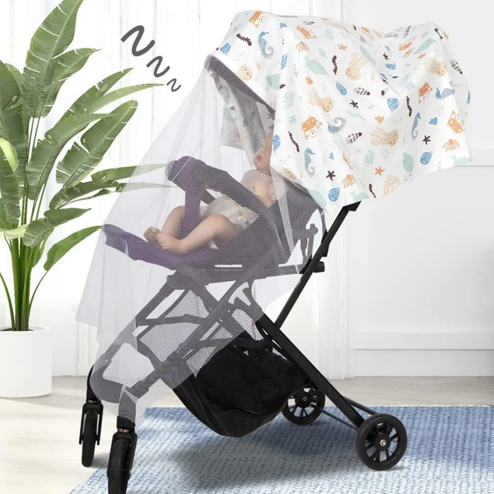 Nursing Cover for Baby Breastfeeding, Cotton Breathable Muslin Breastfeeding with Adjustable Strap, Apron Up 360° Full Coverage Mother (Sea Animal Pattern) Nursing Cover for Baby Breastfeeding, Cotton Breathable Muslin Breastfeeding with Adjustable Strap, Apron Up 360° Full Coverage Mother (Sea Animal Pattern)