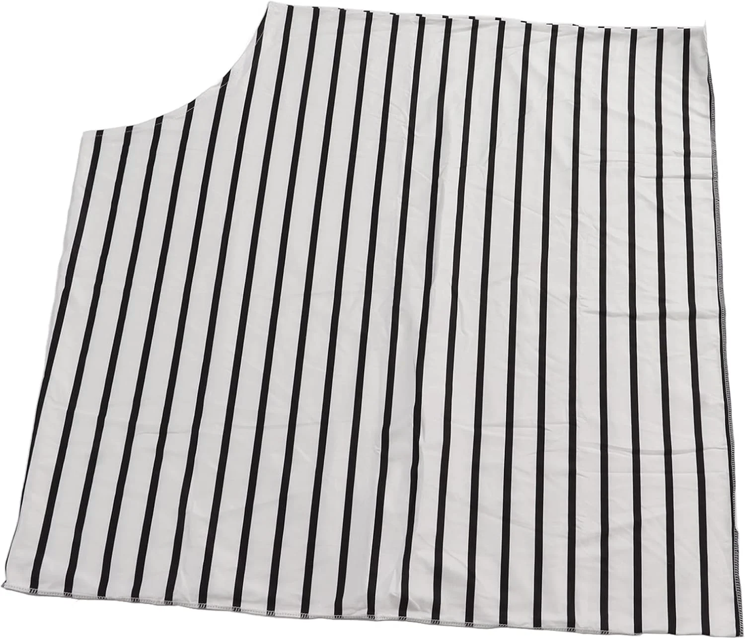 NIBEMINENT Nursing Cover 360 Full Coverage Soft Breathable Comfortable Breastfeeding Cover for Outside Public Place Stroller White Pinstripes NIBEMINENT Nursing Cover 360 Full Coverage Soft Breathable Comfortable Breastfeeding Cover for Outside Public Place Stroller White Pinstripes