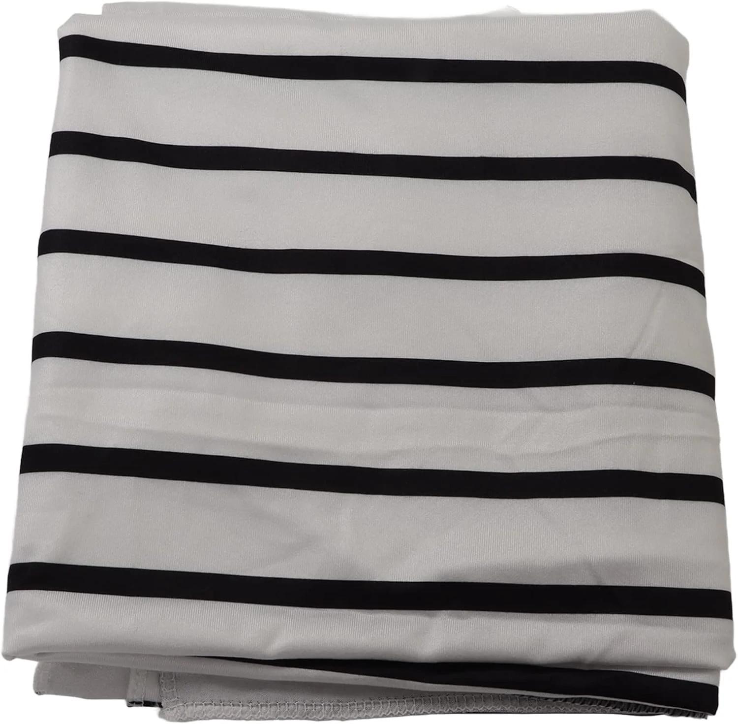 NIBEMINENT Nursing Cover 360 Full Coverage Soft Breathable Comfortable Breastfeeding Cover for Outside Public Place Stroller White Pinstripes NIBEMINENT Nursing Cover 360 Full Coverage Soft Breathable Comfortable Breastfeeding Cover for Outside Public Place Stroller White Pinstripes