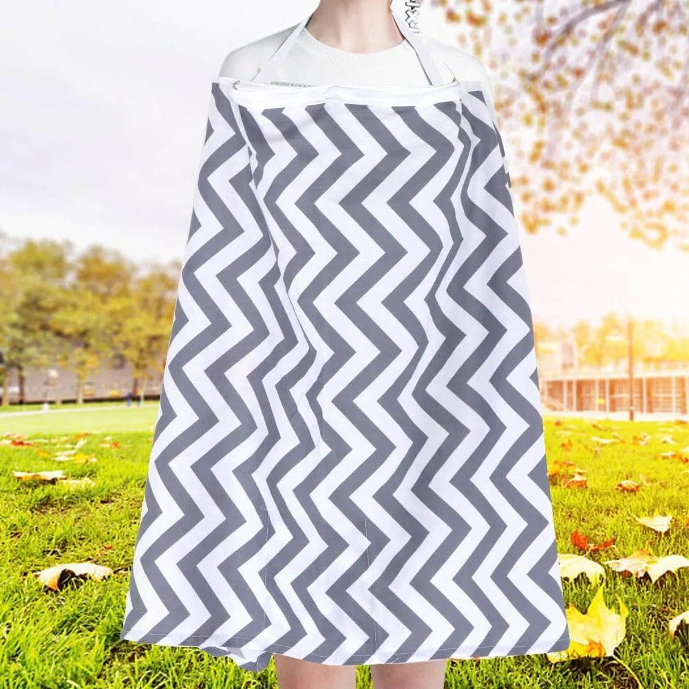 NIBEMINENT Baby Nursing Cover Breastfeeding Cover Towel Newborn Nursing Blanket Outdoor (Stripes) NIBEMINENT Baby Nursing Cover Breastfeeding Cover Towel Newborn Nursing Blanket Outdoor (Stripes)