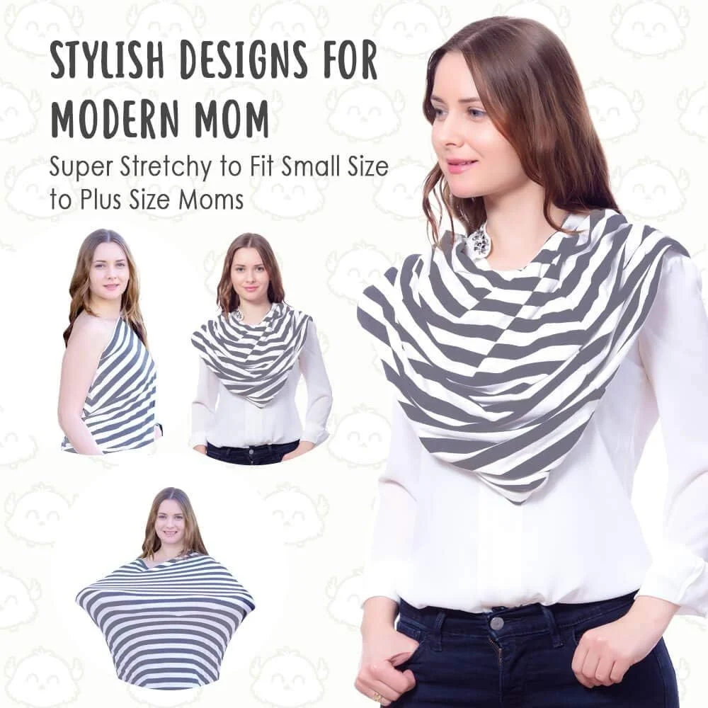MORO Baby Car Seat Cover Canopy Nursing Cover Multi-Use Stretchy Infinity Scarf Breastfeeding Shopping Cart Cover High Chair Cover MORO Baby Car Seat Cover Canopy Nursing Cover Multi-Use Stretchy Infinity Scarf Breastfeeding Shopping Cart Cover High Chair Cover