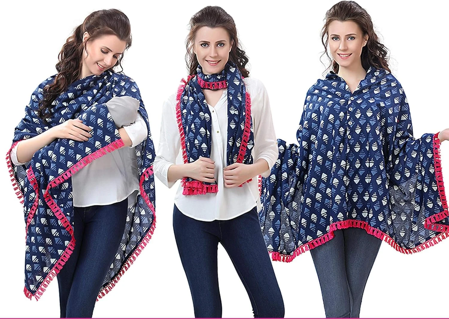 easy feed maternity nursing cover scarf for baby breastfeeding multi use poncho style elegant breathable apron made by cotton blend material for pre & post pregnancy (blue) easy feed maternity nursing cover scarf for baby breastfeeding multi use poncho style elegant breathable apron made by cotton blend material for pre & post pregnancy (blue)