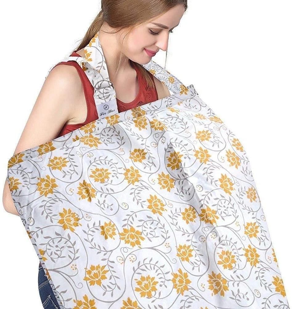 High-Grade Combed Cotton Nursing Cover Breastfeeding Aprons High-Grade Combed Cotton Nursing Cover Breastfeeding Aprons