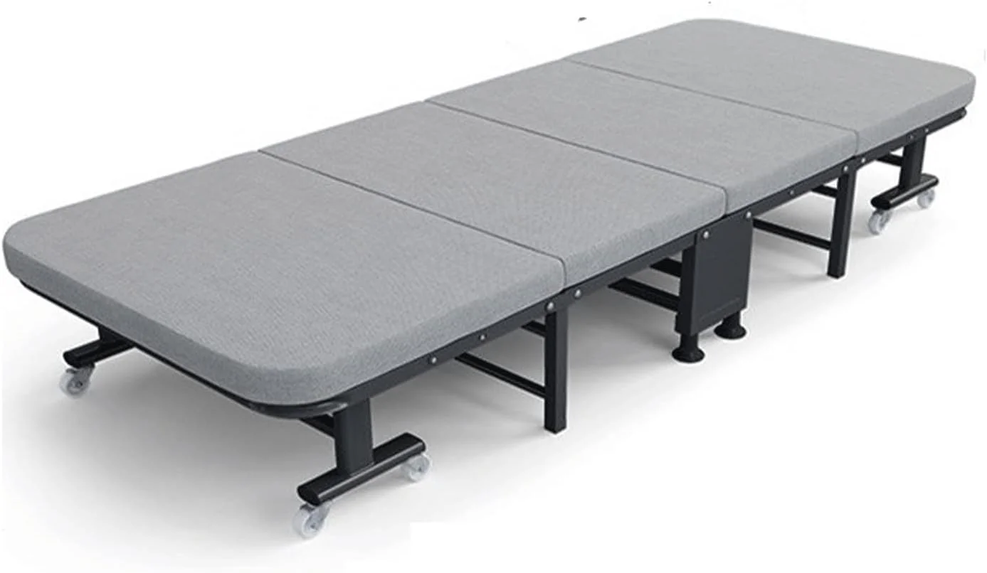 صندلی تاشو فضای باز BEPHON، تخت تاشو استراحت ظهر، تخت تاشو تکی برای چرت زدن در دفتر، تخت تاشو خانگی با پارچه اسفنجی سخت، تخت تاشو چهار لایه صندلی تاشو فضای باز BEPHON، تخت تاشو استراحت ظهر، تخت تاشو تکی برای چرت زدن در دفتر، تخت تاشو خانگی با پارچه اسفنجی سخت، تخت تاشو چهار لایه