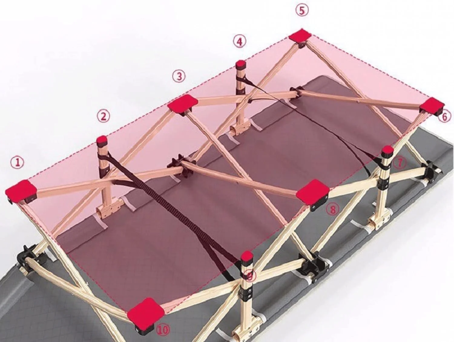 تخت تاشو سفری BEPHON، تخت تاشو یک نفره سیم دار، تخت فنری دوبل تقویت شده، تخت نرم، تخت استراحت ناهار، تخت همراه ساده تقویت شده، تخت آهنی تخت تاشو سفری BEPHON، تخت تاشو یک نفره سیم دار، تخت فنری دوبل تقویت شده، تخت نرم، تخت استراحت ناهار، تخت همراه ساده تقویت شده، تخت آهنی