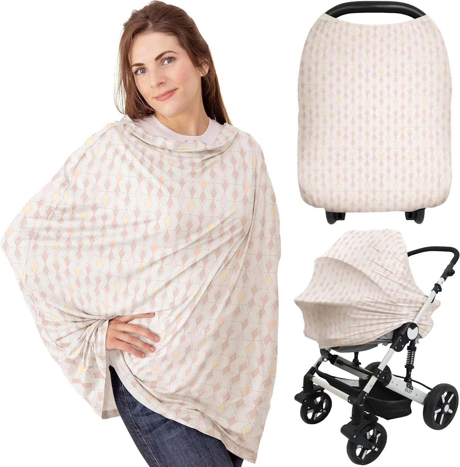 روکش صندلی ماشین کودک - روکش شیردهی، سایبان صندلی ماشین کودک برای دختران، پسران، ملزومات شیردهی برای زنان شیرده، محافظ حریم خصوصی کالسکه نوزاد (منشور) روکش صندلی ماشین کودک - روکش شیردهی، سایبان صندلی ماشین کودک برای دختران، پسران، ملزومات شیردهی برای زنان شیرده، محافظ حریم خصوصی کالسکه نوزاد (منشور)