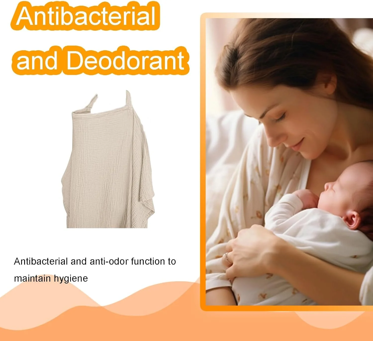 روپوش شیردهی سییول برای شیردهی در حال حرکت، پیش بند شیردهی، روپوش شیردهی موسلین برای پوشش 360 درجه و محافظت کامل از حریم خصوصی در دوران شیردهی روپوش شیردهی سییول برای شیردهی در حال حرکت، پیش بند شیردهی، روپوش شیردهی موسلین برای پوشش 360 درجه و محافظت کامل از حریم خصوصی در دوران شیردهی